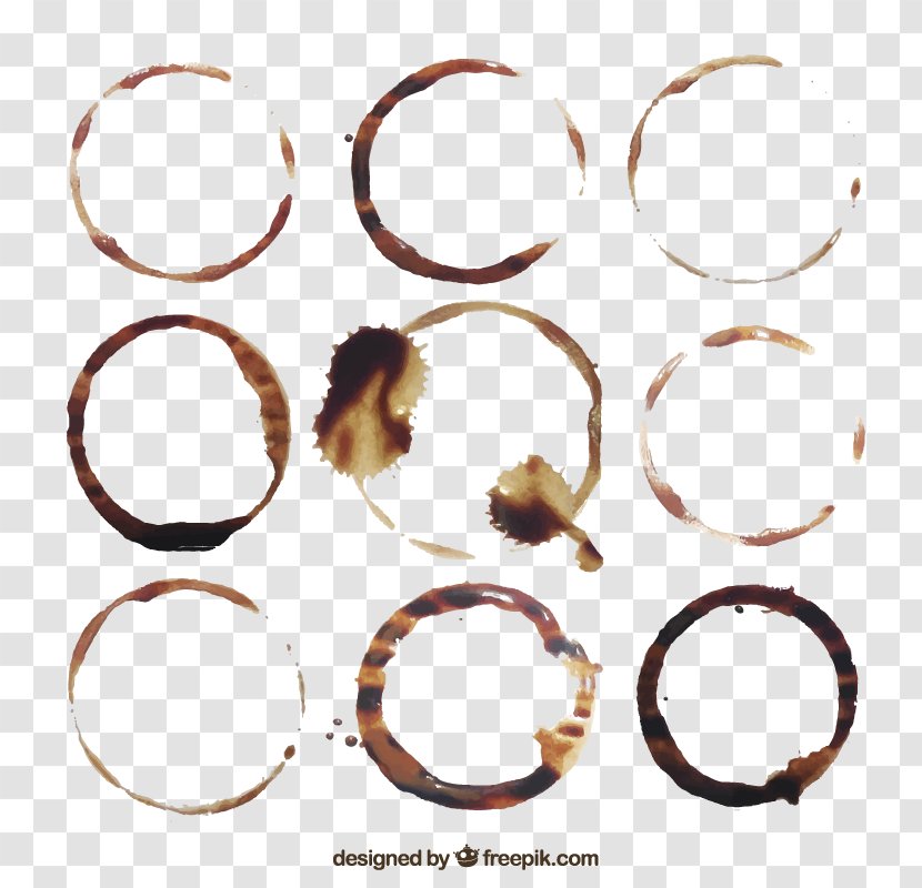 Instant Coffee Cafe Stain - Photography - Ring Stains Vector Design Elements Transparent PNG