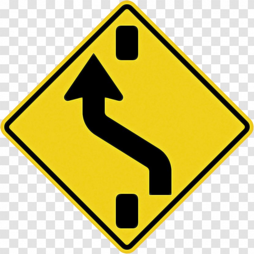 Road Sign Arrow - Triangle Symbol Transparent PNG