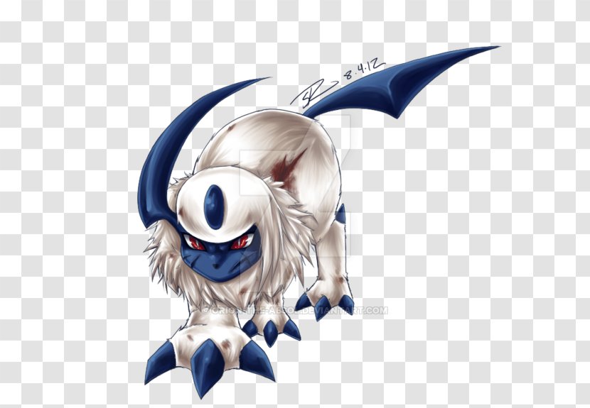 DeviantArt Absol Fan Art Drawing - Cartoon - Gash Transparent PNG