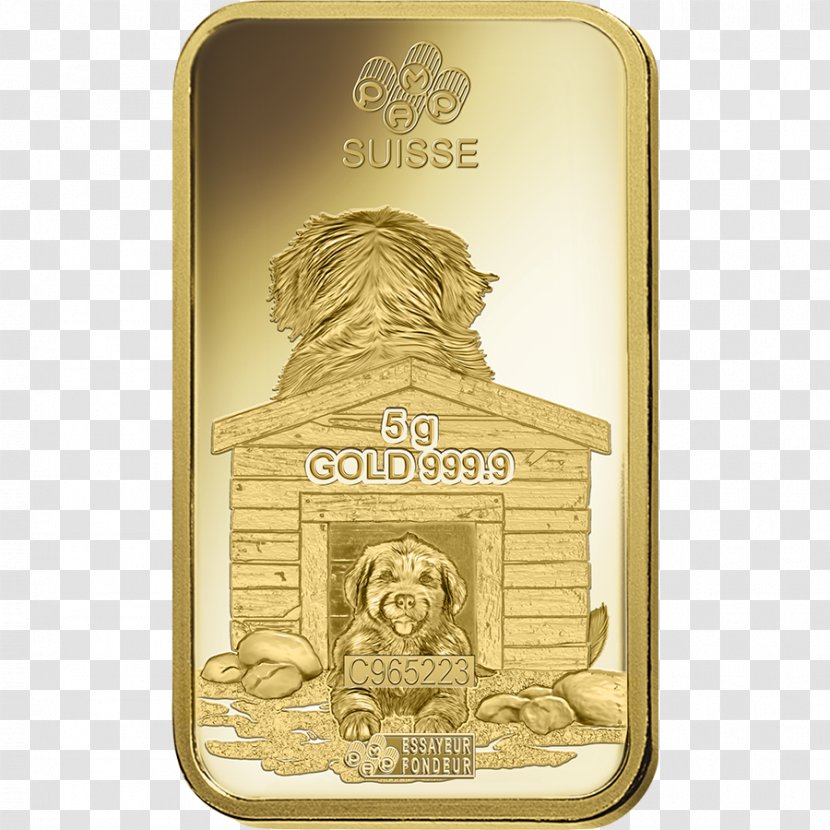Gold Bar Dog PAMP Silver Transparent PNG