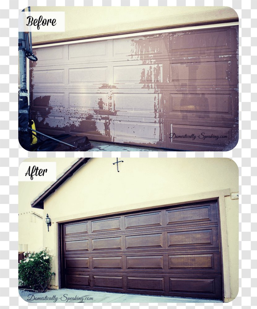 Garage Doors House Renovation - Door - Before And After Transparent PNG
