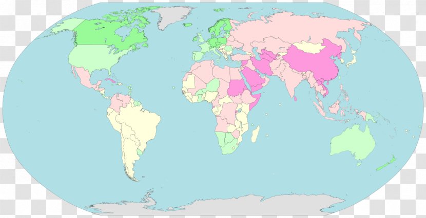 World Map Globe The Factbook Transparent PNG