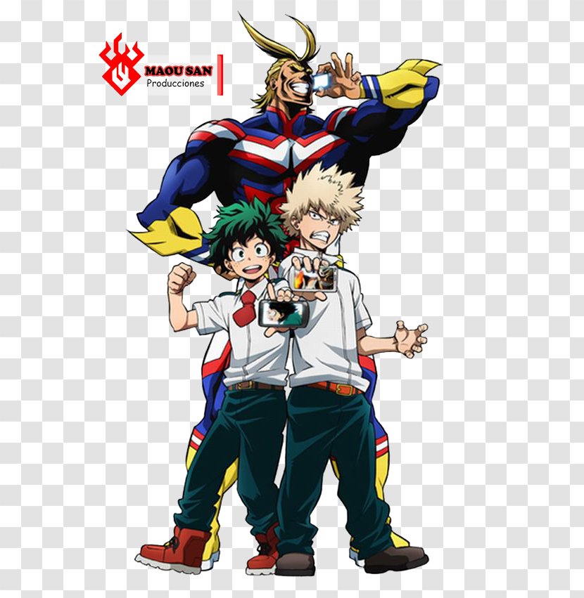 My Hero Academia All Might Superhero Marvel Universe Ultimate Spider-Man Fiction - Cartoon Transparent PNG