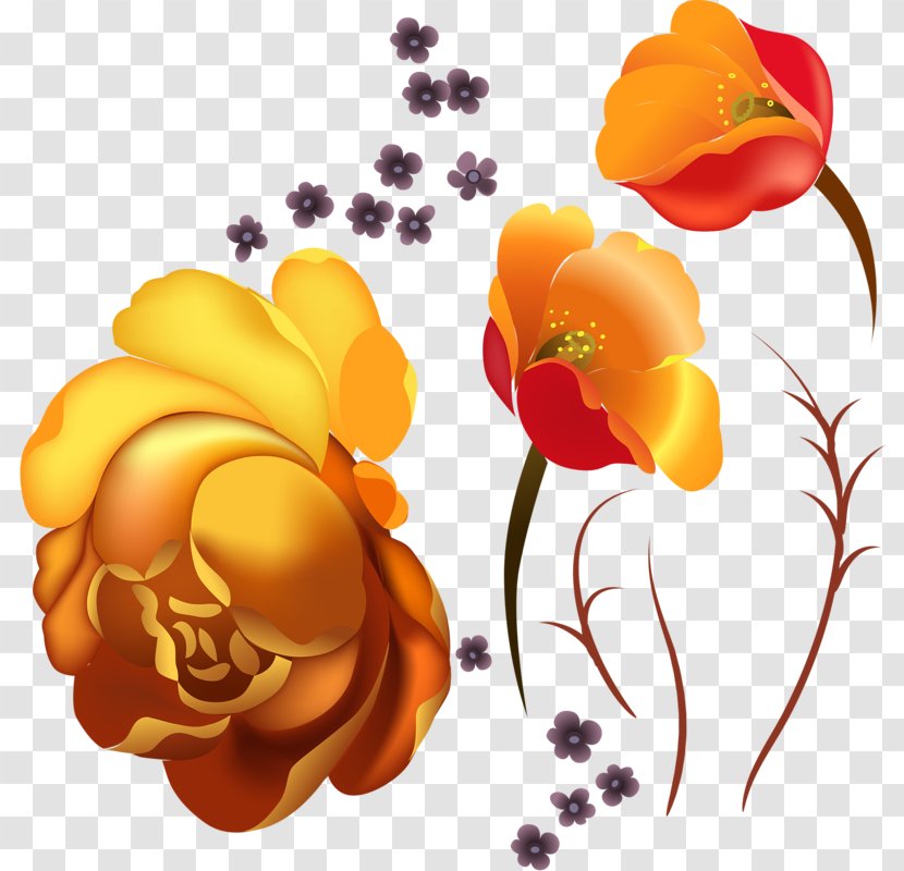 Floral Design Flower Clip Art - Peach Transparent PNG
