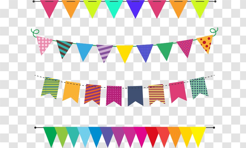 Birthday Cake Wish Happy To You Greeting Card - Decorative Ornaments Holiday Party Bunting Transparent PNG