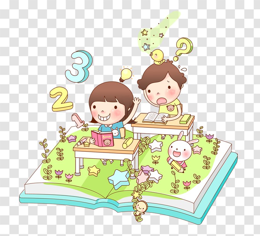 Student Child - Frame - Kids Book Transparent PNG