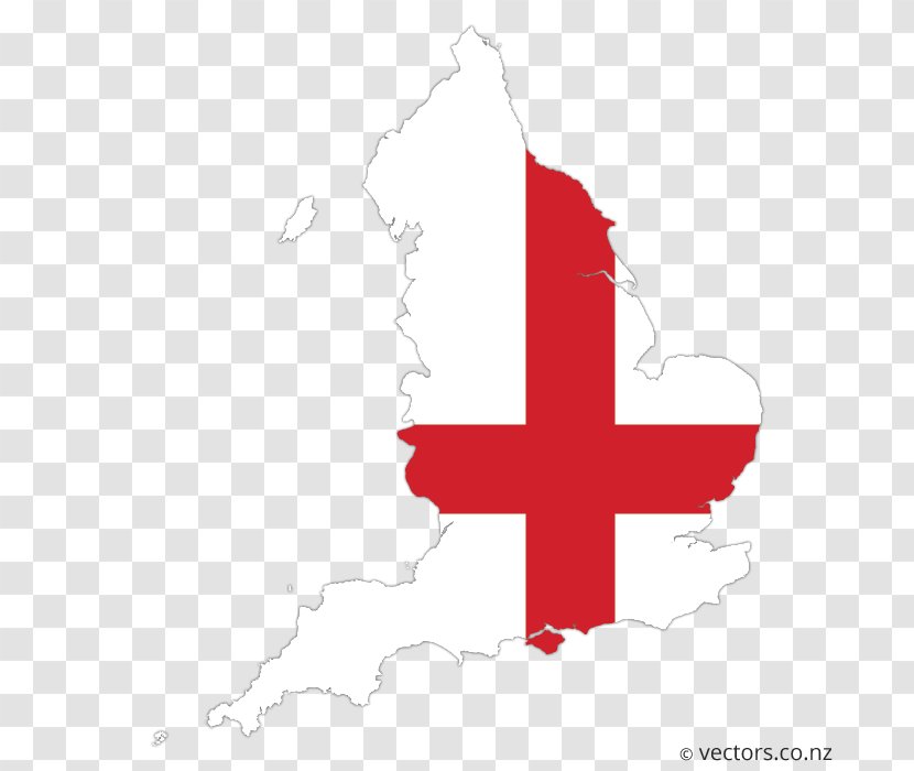 Flag Of England The United Kingdom Map - Guadeloupe Transparent PNG