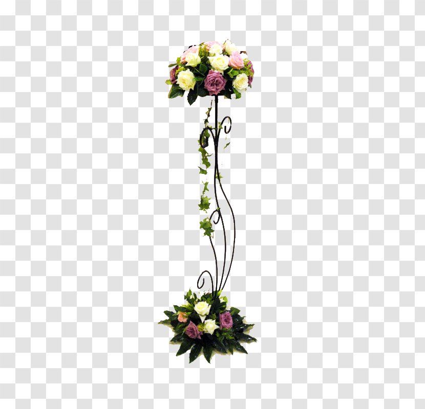 Floral Design Wedding Flower Bouquet - Rose Family - Road Lead Transparent PNG
