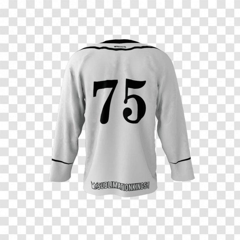 T-shirt Sleeve Jersey Clothing Hoodie - White - Hockey Transparent PNG