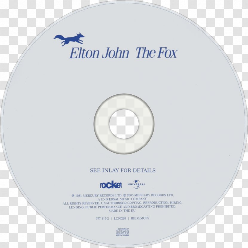 Compact Disc DVD Brand - Label - Elton John Transparent PNG