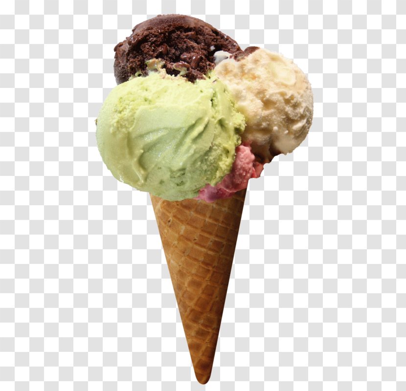 Ice Cream Cones Gelato Food Transparent PNG