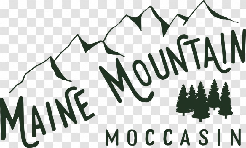 Maine Logo Brand Moccasin Shoe - Craft Transparent PNG