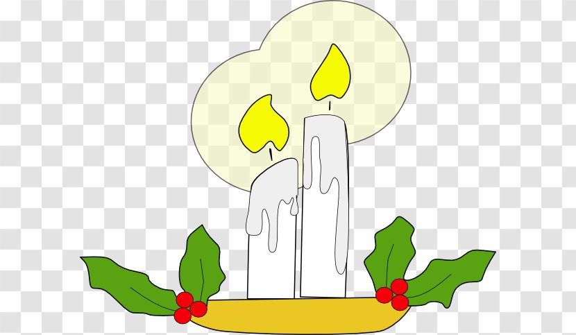 Christmas Candle Free Content Clip Art - Heart - Project Cliparts Transparent PNG