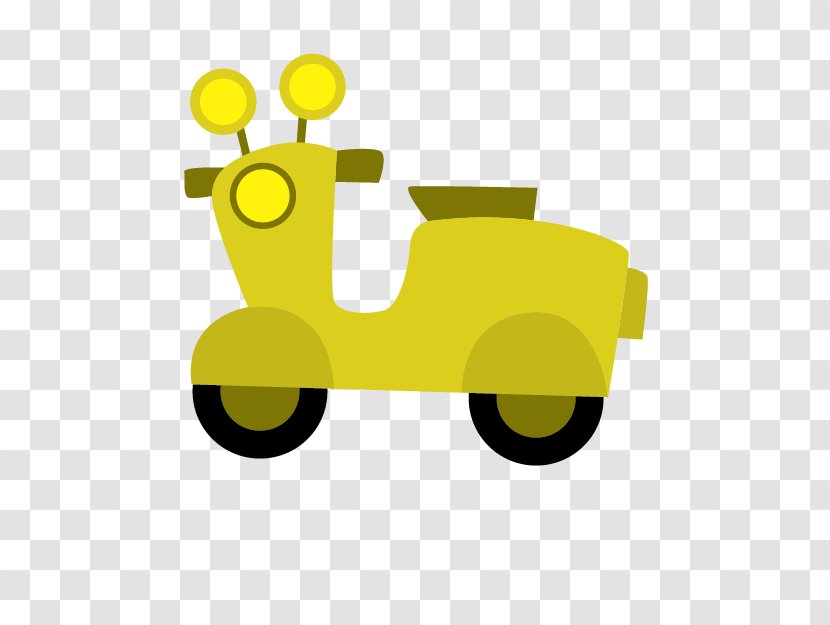Scooter Car Vehicle Clip Art - Motorcycle Transparent PNG