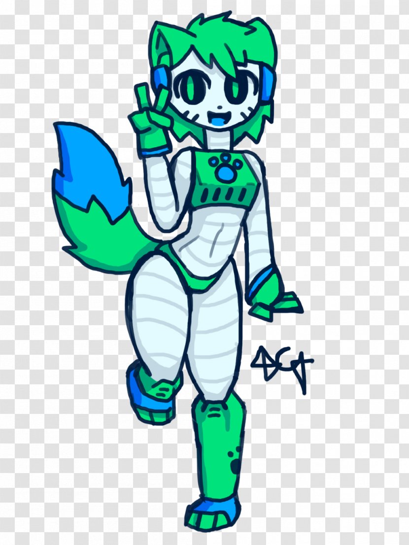 Catgirl Robot - Cartoon - Cat Transparent PNG