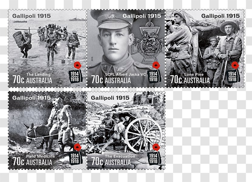 Gallipoli Campaign ANZAC Cove First World War Battle Of Lone Pine Australian Memorial - And New Zealand Army Corps - Wanted Stamps Transparent PNG