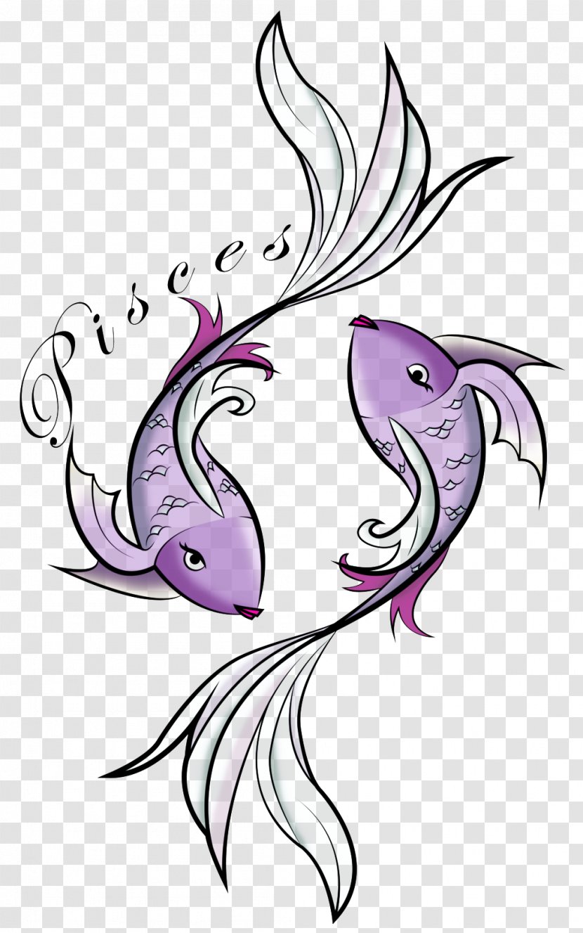 Tattoo Pisces Astrology - Frame - Transparent Image Transparent PNG