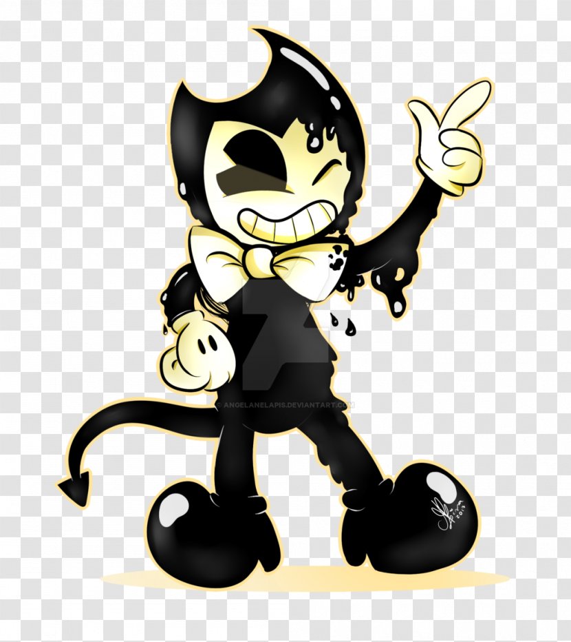 Bendy And The Ink Machine Fan Art Drawing Painting - Batim Transparent PNG