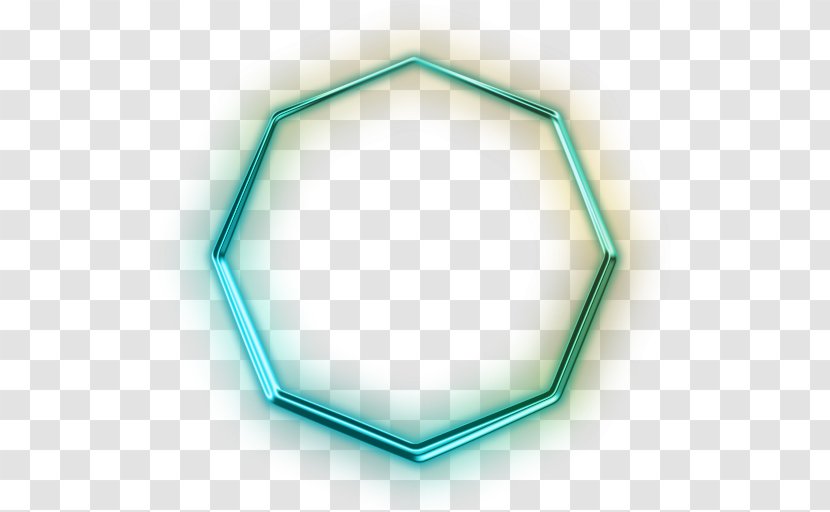 Neon Shapes Octagon - Geometric Shape Transparent PNG