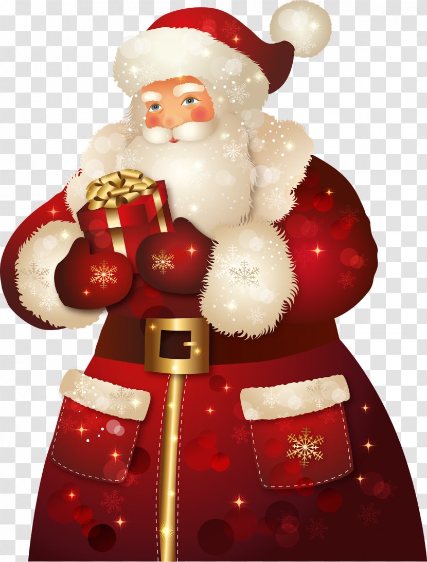 Ded Moroz Santa Claus Christmas Ornament Tree - Holiday - Saint Nicholas Transparent PNG