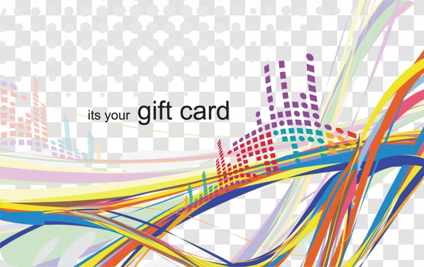 Gift Card Credit Money - Gratis - Colorful Background Transparent PNG