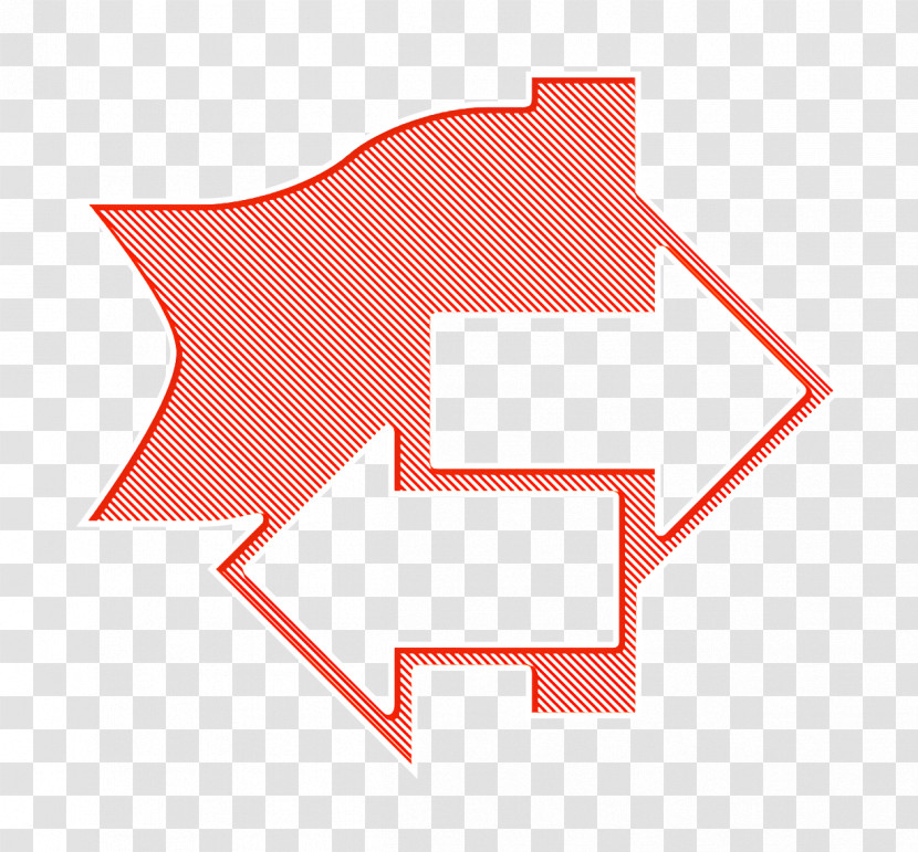 Flag With Right And Left Arrows Icon Social Icon Right Arrows Icon Transparent PNG