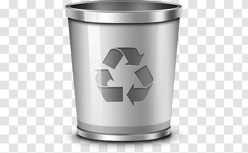 Trash Application Software Android Package Recycling Bin - Drinkware - Can Transparent PNG