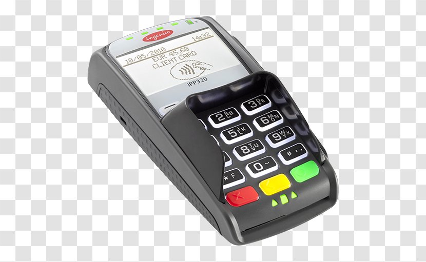 PIN Pad Payment Terminal Point Of Sale EMV Contactless - Feature Phone - Business Transparent PNG