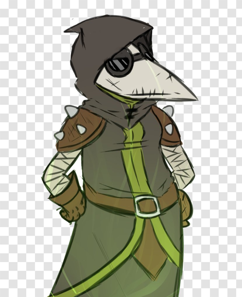 Plague Doctor Waifu Darkest Dungeon Character - Drawing - Mythical Creature Transparent PNG