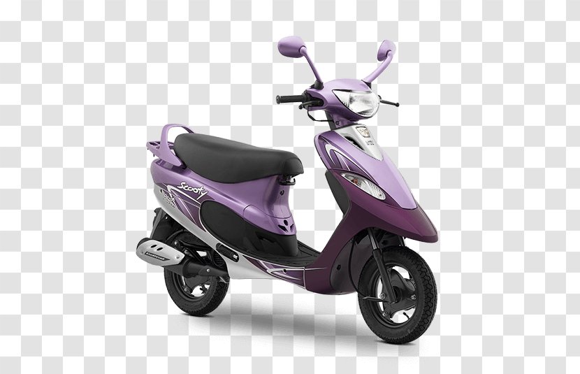 Scooter TVS Scooty Motor Company Motorcycle Car - Vehicle Transparent PNG