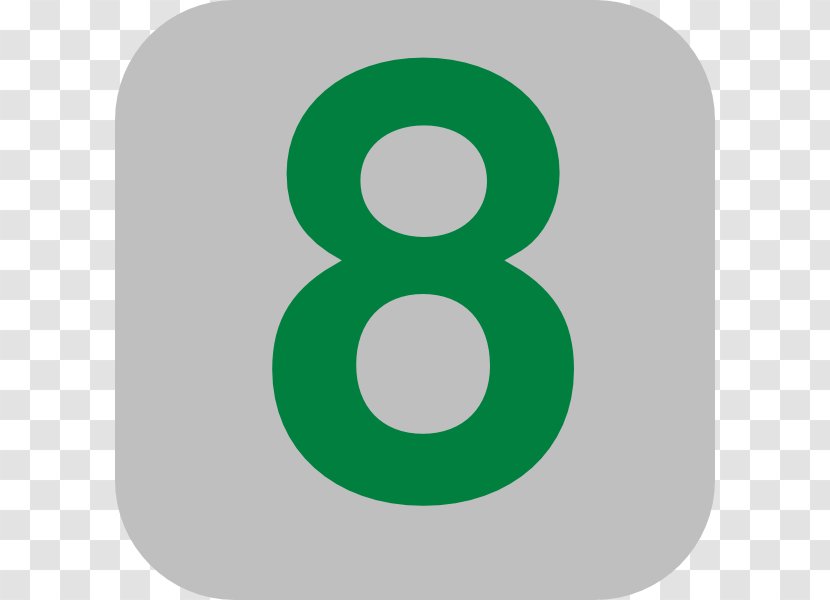 Number Clip Art - Website - 8 Hd Icon Transparent PNG