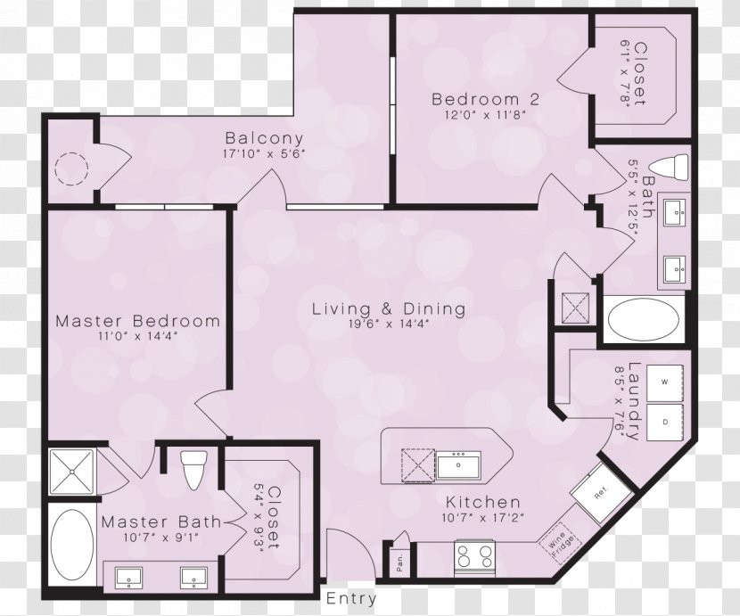 Elan City Lights Apartments Floor Plan Condominium Custom Home - Apartment Transparent PNG