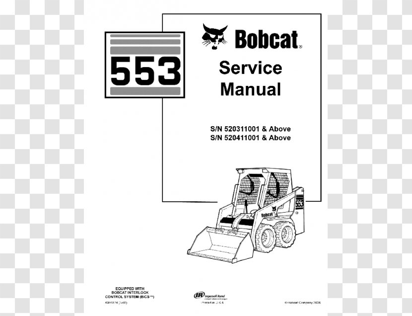 Skid-steer Loader Bobcat Company John Deere Heavy Machinery - Product Manuals - Skid Steer Transparent PNG
