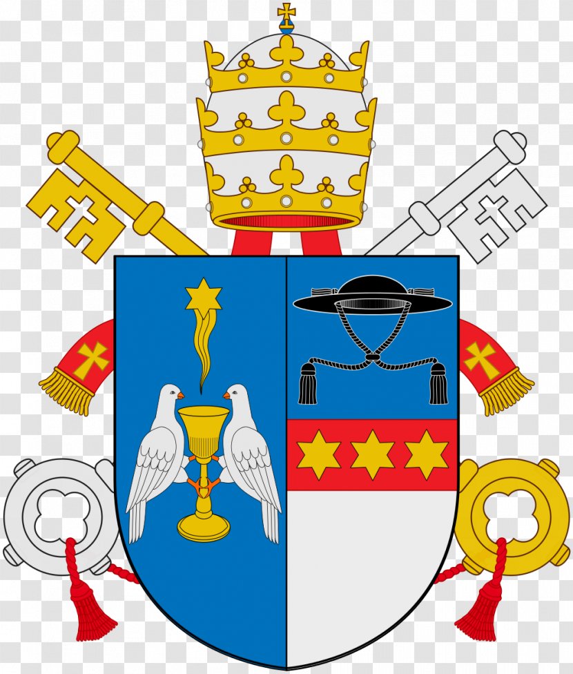 Papal Coats Of Arms Pope Coat Encyclical Crest - Pius Xii - Francis Transparent PNG