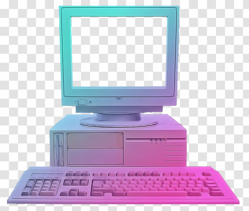 Vaporwave Computer Computer Monitor Icon Seapunk Transparent PNG