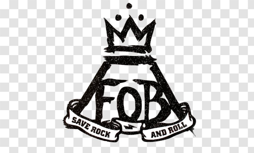 Fall Out Boy T-shirt Logo Save Rock And Roll - Silhouette - Band Transparent PNG