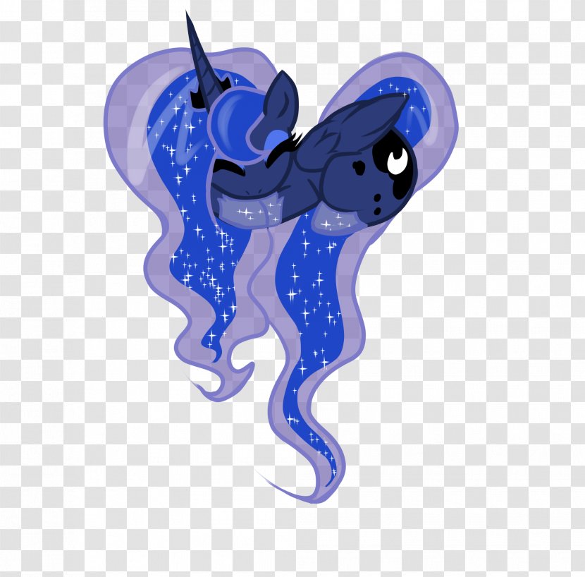Princess Luna Pony Twilight Sparkle Love Heart - Purple Transparent PNG