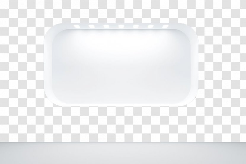 Rectangle Pattern - Hand Painted White Light Window Transparent PNG