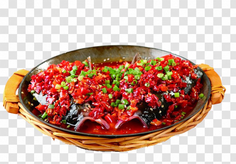 Hunan Cuisine Capsicum Annuum Takuan Hot Sauce - Fish Head Transparent PNG