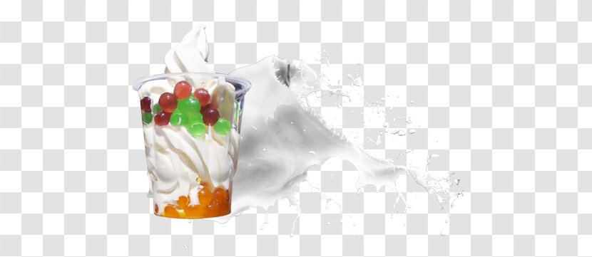 Bubble Tea Sundae Flavor Ice Cream - Taste Transparent PNG