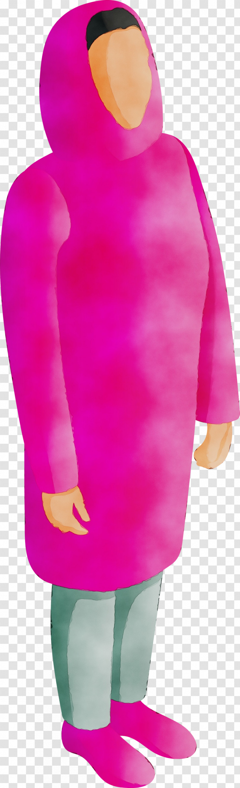 Pink Clothing Magenta Sleeve Costume Transparent PNG