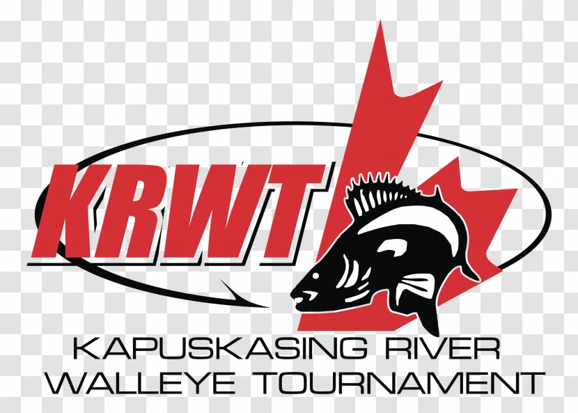 Kapuskasing River Walleye Tournament Logo Temiskaming Shores - Fishing Transparent PNG