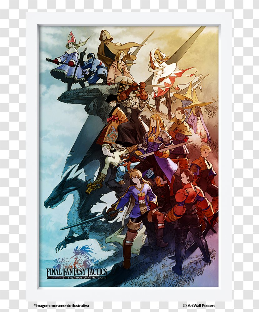 Final Fantasy Tactics: The War Of Lions PlayStation XII Tactics Advance - Artwork - Taobao E-commerce Poster Transparent PNG