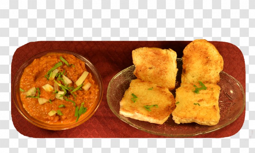 Pakora Pav Bhaji Chutney Samosa - Fried Food - Taste Of Dumplings Transparent PNG