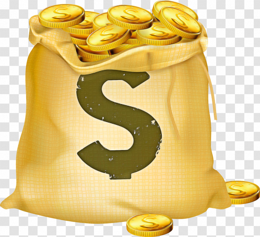 Yellow Money Currency Coin Transparent PNG