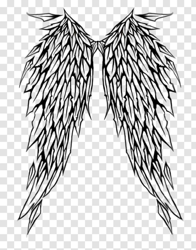 Tattoo Clip Art Drawing Artist - Line - Wing Transparent PNG