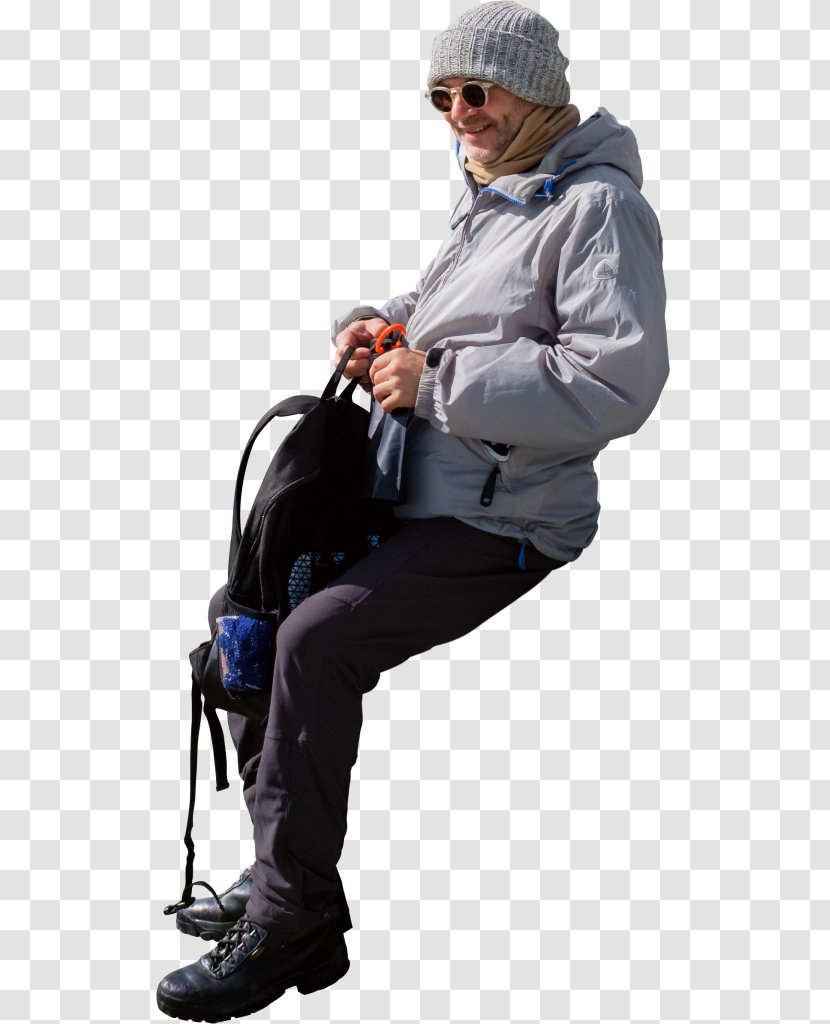 Sitting Clip Art Person Image - Hiking Equipment - People Transparent PNG