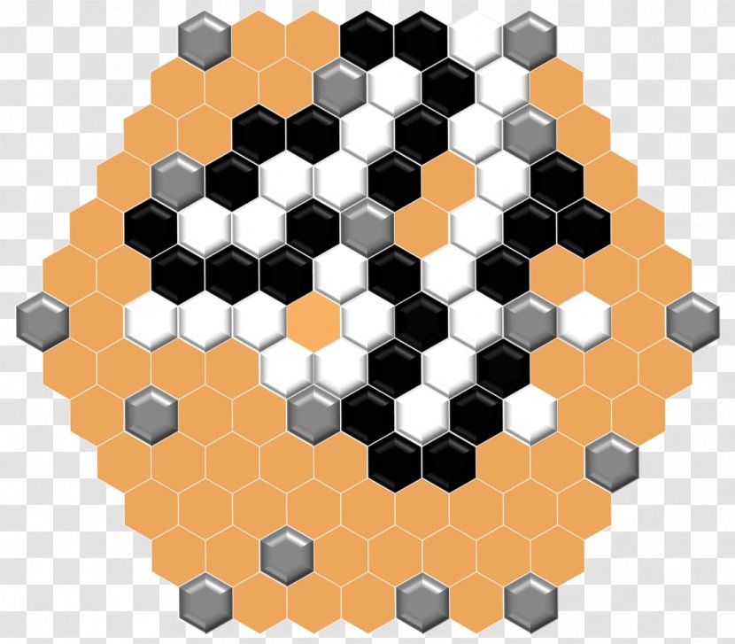 Symmetry Material Design M Pattern - Orange Transparent PNG