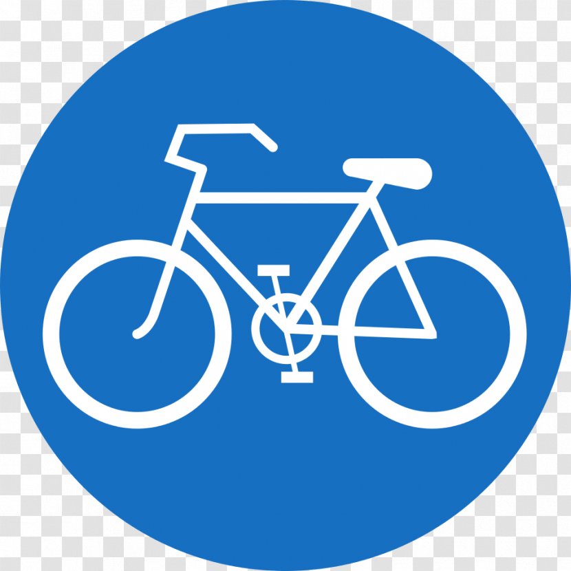 Bicycle Traffic Sign Cycling Segregated Cycle Facilities Royalty-free - Bande Cyclable Transparent PNG