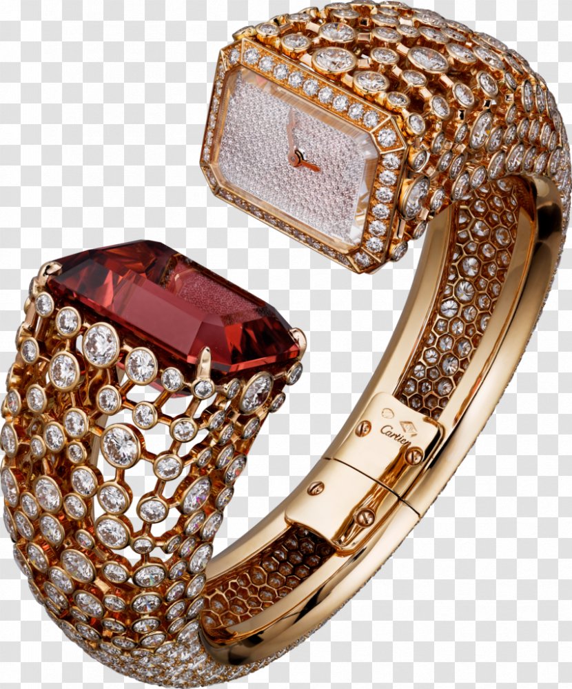 Cartier Jewellery Watch Engagement Ring Bracelet - Silver Transparent PNG